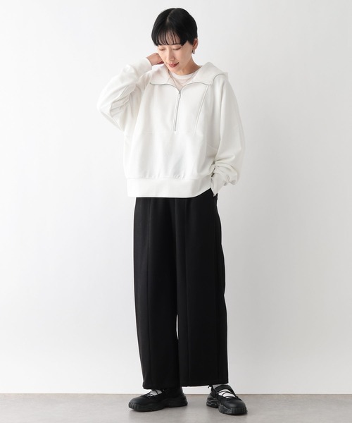 LEPSIM（レプシィム）の「サイドタックパンツ2　250718（その他パンツ・レディース・ブラック/グレー・MEDIUM/LARGE）」の5枚目の写真