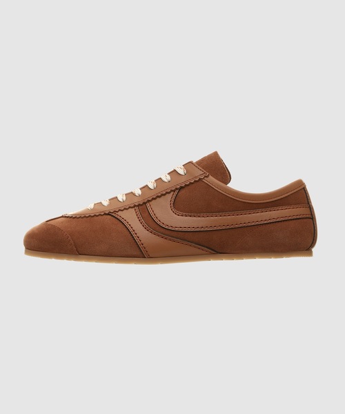 【DRIES VAN NOTEN】スネークプリント スニーカー 送料関税込 DRIES VAN NOTEN スネーク風レザー スニーカー パネルデザイン