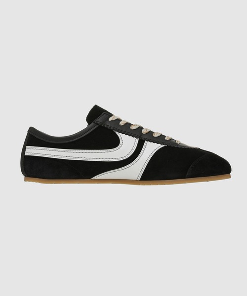 【DRIES VAN NOTEN】スネークプリント スニーカー 送料関税込 DRIES VAN NOTEN スネーク風レザー スニーカー パネルデザイン