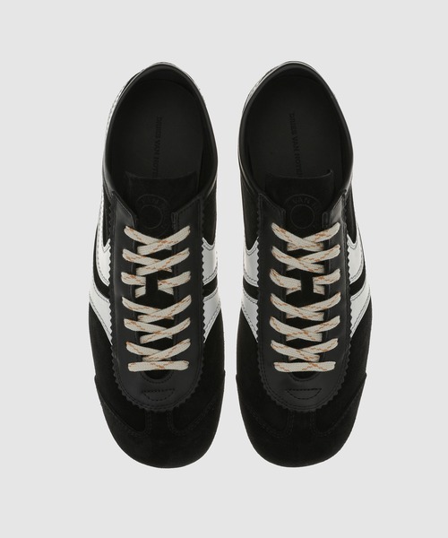 【DRIES VAN NOTEN】レザースニーカー DRIES VAN NOTEN メタリックレザー スニーカー | NET-A-PORTER