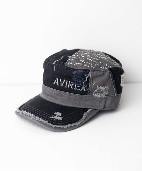 AVIREX（アヴィレックス）の「《AVIREX》Damege Work Cap（キャップ・メンズ・ネイビー/ベージュ/オリーブ/ブラック・FREE）」の2枚目の写真
