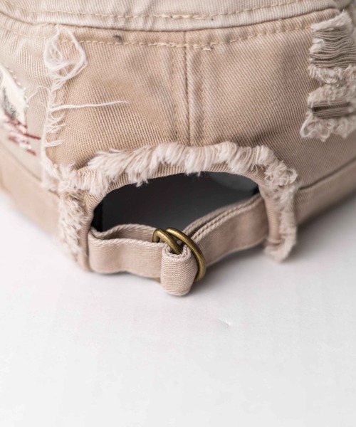 AVIREX（アヴィレックス）の「《AVIREX》Damege Work Cap（キャップ・メンズ・ネイビー/ベージュ/オリーブ/ブラック・FREE）」の21枚目の写真