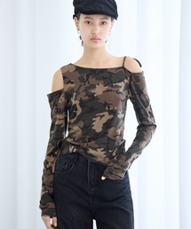 FOREVER 21 | 【2025SS】コンパクトオフショルトップス(Tシャツ/カットソー)