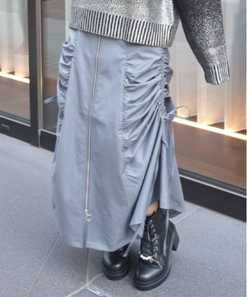 24SS ボリュームドロストジップアップスカート 24SS ボリュームドロストジップアップスカート - メルカリ