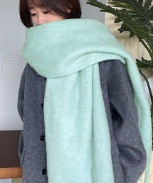 美品❣️blech モヘアモスグリーン高級マフラー 美品❣️blech モヘアモスグリーン高級マフラー