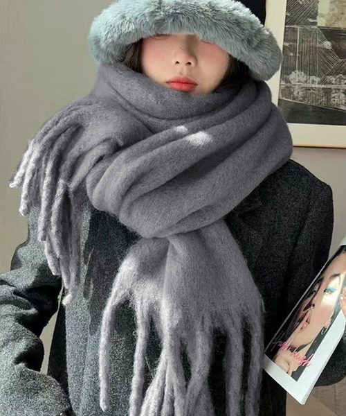 kbd☆新品未使用品☆フローレント☆大判マフラー☆ストール QUEENHEAD マフラー ストール プリーツ大判ストールマフラー