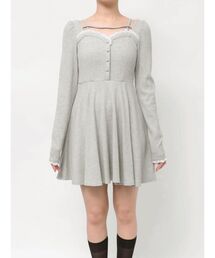 EATME | デコルテフリルワンピース(ワンピース)