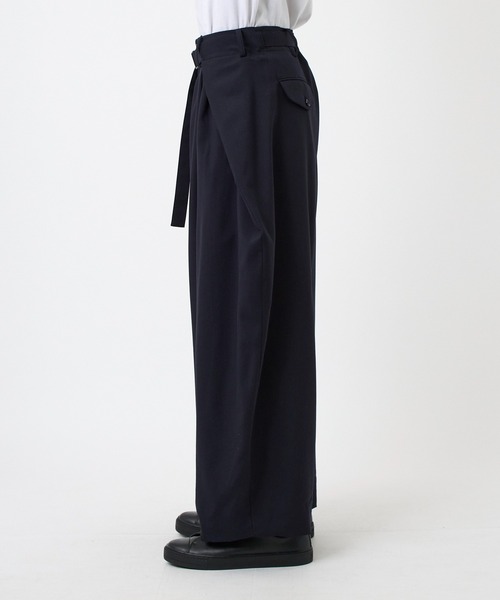 パンツ KHOKI / 3D Cut Pants *black コッキ KHOKI 3D cutting denim pants （Black） -FASCINATE