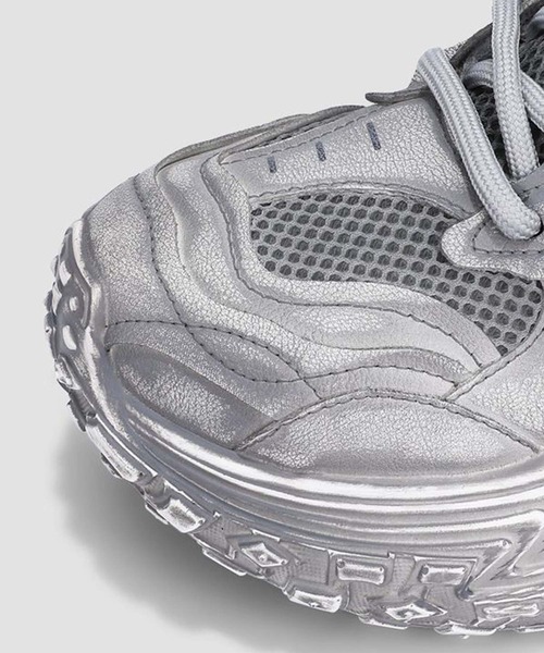 shoes365(シューズスリーシックスファイヴ)の「【SHOES 365】メンズ厚底ダットスニーカー(軽量)(スニーカー・メンズ・グレー/ブラック・24.5cm/25.0cm/25.5cm/26.0cm/26.5cm/27.0cm)」の15枚目の写真