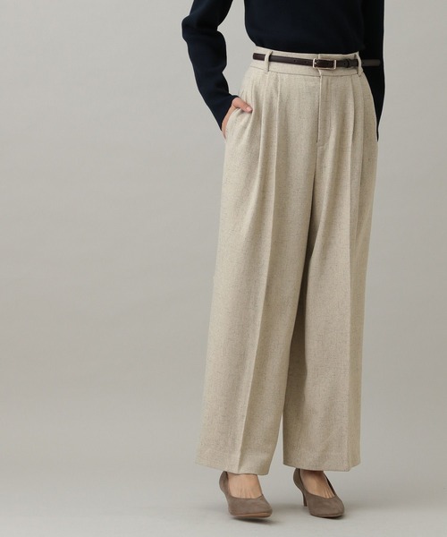 GLOBAL WORK（グローバルワーク）の「MATINEE LINEカセットアップワイドパンツ/282526（その他パンツ・レディース・モカ/グレー/ライトベージュ・SMALL/MEDIUM/LARGE）」の6枚目の写真