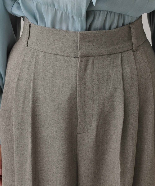 GLOBAL WORK（グローバルワーク）の「MATINEE LINEカセットアップワイドパンツ/282526（その他パンツ・レディース・モカ/グレー/ライトベージュ・SMALL/MEDIUM/LARGE）」の15枚目の写真