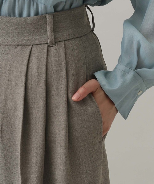 GLOBAL WORK（グローバルワーク）の「MATINEE LINEカセットアップワイドパンツ/282526（その他パンツ・レディース・モカ/グレー/ライトベージュ・SMALL/MEDIUM/LARGE）」の17枚目の写真