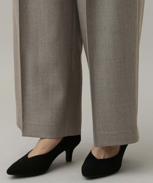 GLOBAL WORK（グローバルワーク）の「MATINEE LINEカセットアップワイドパンツ/282526（その他パンツ・レディース・モカ/グレー/ライトベージュ・SMALL/MEDIUM/LARGE）」の18枚目の写真