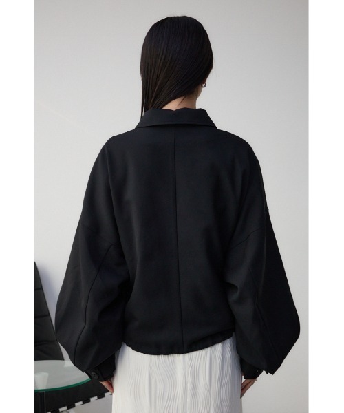 ボリュームスリーブクロップドシャツブルゾン（ブルゾン）｜AZUL BY