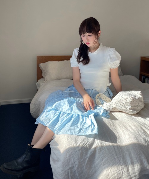 poiregnee（ポワニェ）の「［select］花柄ショルダーバッグ（ショルダーバッグ・レディース・ブルー/レッド・FREE）」の5枚目の写真