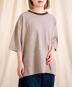 DOMINGO グレー スウェット M クォーター ジップ スウェット / RI VS QUARTER ZIP SWEAT
