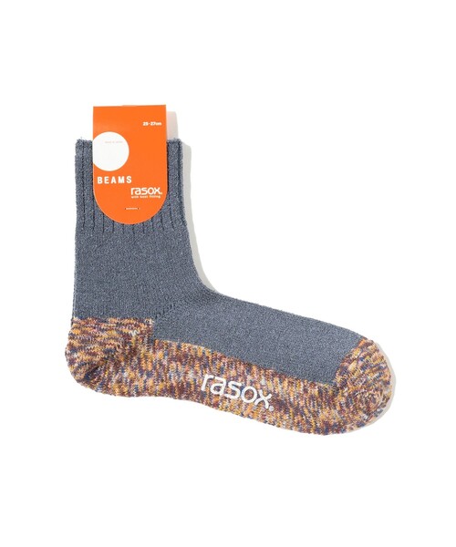 rasox（ラソックス）の「【別注】 rasox / スプラッシュ ミッド ソックス（ソックス/靴下・メンズ・ホワイト系その他2/グレー系その他/ブラック・ONE SIZE）」の3枚目の写真