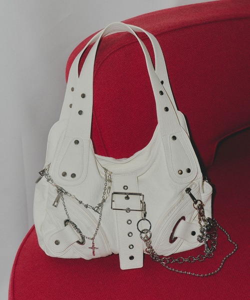 DTYYPE（ドタイプ）の「エンボス2WAYショルダーバッグ（ショルダーバッグ・レディース・ブラック/ピンク/ホワイト/レッド・FREE）」の18枚目の写真