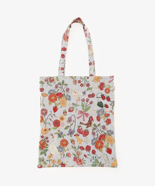 Afternoon Tea（アフタヌーンティー）の「ジャカードトートバッグ/ナタリー・レテ（トートバッグ・レディース・ブルー・ONE SIZE）」の3枚目の写真