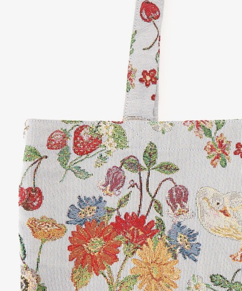 Afternoon Tea（アフタヌーンティー）の「ジャカードトートバッグ/ナタリー・レテ（トートバッグ・レディース・ブルー・ONE SIZE）」の5枚目の写真