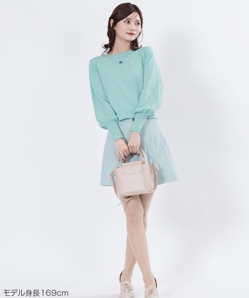 ニット セーター マリークワント mary quant ロングリブパール ニット レディース ロングリブパール ニット（ニット/セーター）｜MARY QUANT