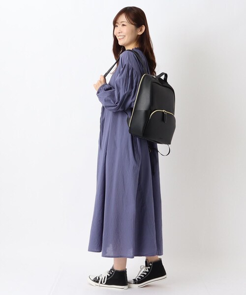 one'sterrace(ワンズテラス)の「Legato Largo ツートン リュック(バックパック/リュック・レディース・ブラック系8/ベージュ系その他7・99)」の13枚目の写真
