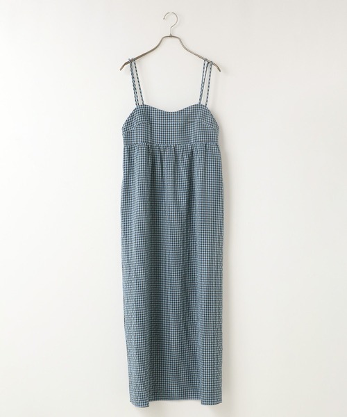 LOWRYS FARM(ローリーズファーム)の「ティアードポコキャミワンピース 289063(ワンピース・レディース・ブラック/ベージュ系その他/アイボリー/ブルー系その他・FREE)」の4枚目の写真