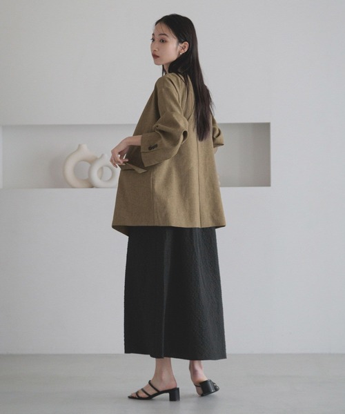 LOWRYS FARM(ローリーズファーム)の「ティアードポコキャミワンピース 289063(ワンピース・レディース・ブラック/ベージュ系その他/アイボリー/ブルー系その他・FREE)」の7枚目の写真