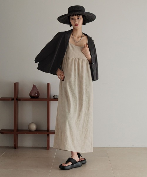 caoページ セール】ティアードポコキャミワンピース 289063（ワンピース