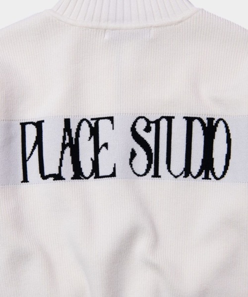 PLACE STUDIO(プレイススタジオ)の「PLACE STUDIO/ハイネックニットZIPUP(ニット/セーター・レディース・アイボリー/ブラック・FREE)」の8枚目の写真