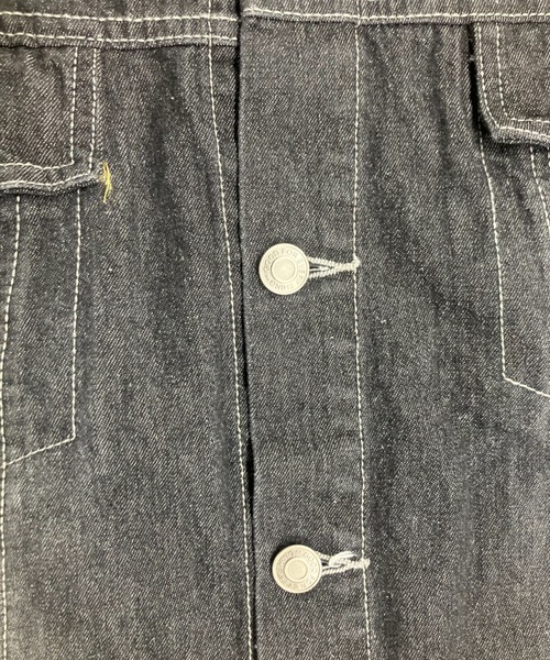 A‘gem 9(エージェムナイン)の「A'GEM/9 × .kom『FREEDEE/フリーディー』カットオフデニムジャケット(デニムジャケット・メンズ・ブラック/ブルー・M)」の17枚目の写真