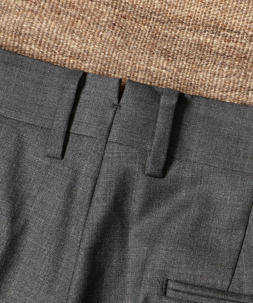 ADAM ET ROPE'(アダムエロペ)の「【WILD LIFE TAILOR】ウーステッド ワイド ストレート スラックス(スラックス・メンズ・チャコールグレー/ブラック/ネイビー・L/M)」の20枚目の写真