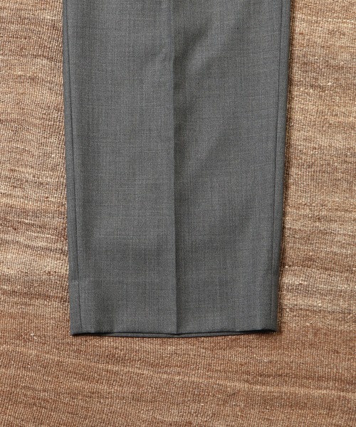 ADAM ET ROPE'(アダムエロペ)の「【WILD LIFE TAILOR】ウーステッド ワイド ストレート スラックス(スラックス・メンズ・チャコールグレー/ブラック/ネイビー・L/M)」の21枚目の写真