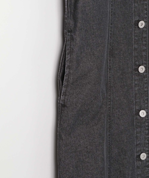 LEPSIM(レプシィム)の「デニムジレワンピース 299923(ワンピース・レディース・ネイビー/ブラック・FREE)」の13枚目の写真