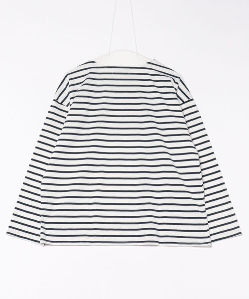 Rydia（リディア）の「ボーダーロンTEE（Tシャツ/カットソー・レディース・ネイビー/グリーン/ピンク・1）」の11枚目の写真