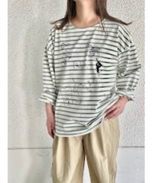 Rydia | ボーダーロンTEE(Tシャツ/カットソー)