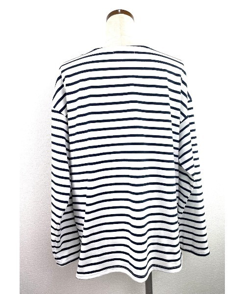 Rydia（リディア）の「ボーダーロンTEE（Tシャツ/カットソー・レディース・ネイビー/グリーン/ピンク・1）」の10枚目の写真