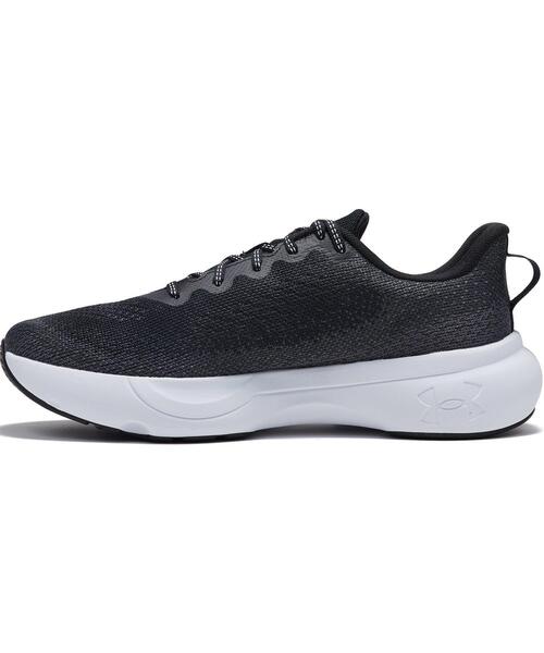 UNDER ARMOUR(アンダーアーマー)の「UAインフィニット(ランニング/メンズ)(スニーカー・メンズ・ブラック・25.5cm/26.5cm/26.0cm/27.5cm/27.0cm/28.0cm/25.0cm/28.5cm/29.0cm)」の2枚目の写真