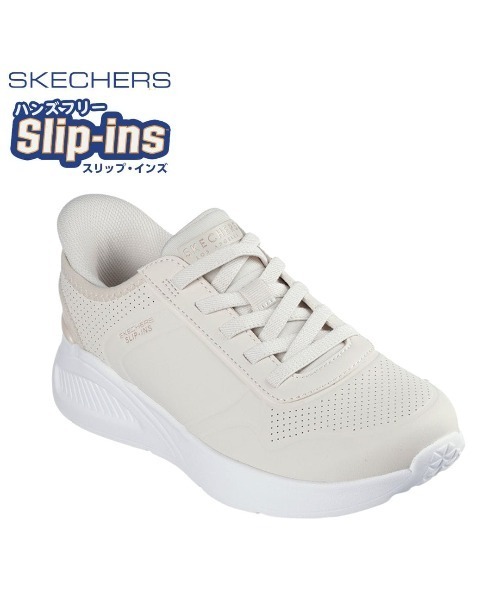 SKECHERS(スケッチャーズ)の「【SKECHERS】 UNO LITE(スリッポン・レディース・オフホワイト/ブラック・22.5cm/23.5cm/24.5cm/23.0cm/24.0cm/25.0cm)」の3枚目の写真