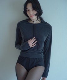 【IRIS 47】velvety long tops/ベルベティ ロング トップス dress26