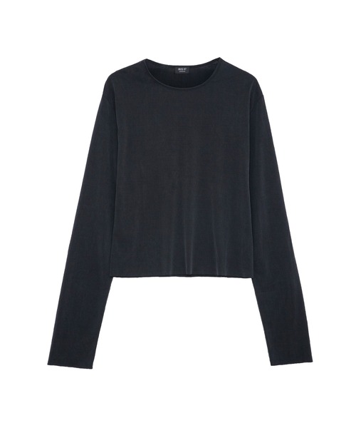 IRIS47（イリスフォーセブン）の「【IRIS 47】velvety long tops/ベルベティ ロング トップス dress26（Tシャツ/カットソー・レディース・ブラック/ベージュ・FREE）」の6枚目の写真