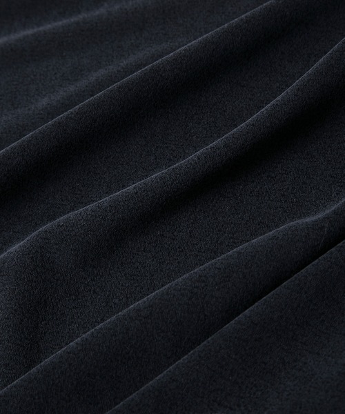 IRIS47（イリスフォーセブン）の「【IRIS 47】velvety long tops/ベルベティ ロング トップス dress26（Tシャツ/カットソー・レディース・ブラック/ベージュ・FREE）」の8枚目の写真