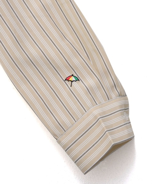 Arnold Palmer（アーノルドパーマー）の「EVERY DAY イージーケア ストライプ シャツブラウス（シャツ/ブラウス・レディース・サックスブルー/ベージュ/ブルー・L/S/M）」の10枚目の写真