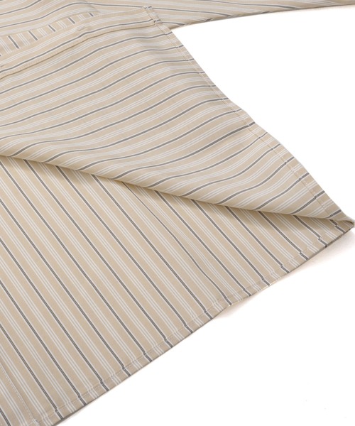 Arnold Palmer（アーノルドパーマー）の「EVERY DAY イージーケア ストライプ シャツブラウス（シャツ/ブラウス・レディース・サックスブルー/ベージュ/ブルー・L/S/M）」の12枚目の写真