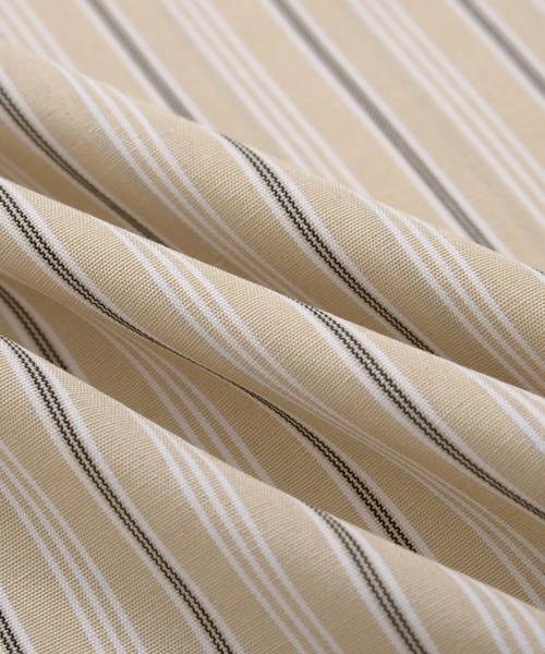 Arnold Palmer（アーノルドパーマー）の「EVERY DAY イージーケア ストライプ シャツブラウス（シャツ/ブラウス・レディース・サックスブルー/ベージュ/ブルー・L/S/M）」の13枚目の写真