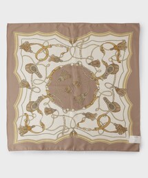 チェーン柄スクエア大判スカーフ