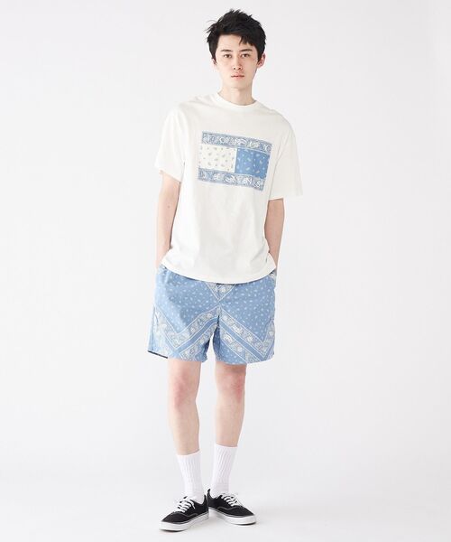 [ JEANS] リラックスペイズリーフラッグTシャツ ★大人気★ TOMMY JEANS tシャツ リラックスペイズリーフラッグTシャツ
