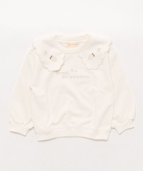 aimoha(アイモハ)の「【aimoha KIDS】キッズフラワーカラースウェット(スウェット・キッズ・ピンク/ベージュ/オフホワイト・90/100/110/120/130)」の5枚目の写真