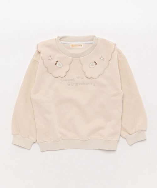 aimoha(アイモハ)の「【aimoha KIDS】キッズフラワーカラースウェット(スウェット・キッズ・ピンク/ベージュ/オフホワイト・90/100/110/120/130)」の7枚目の写真
