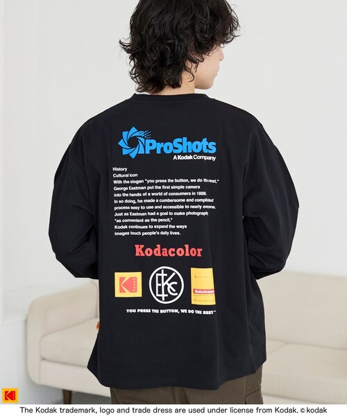 KODAK★大人気★コリアンストリートグラフィックTシャツ♪ セール】【Kodak/コダック】カメラグラフィックプリントTシャツ